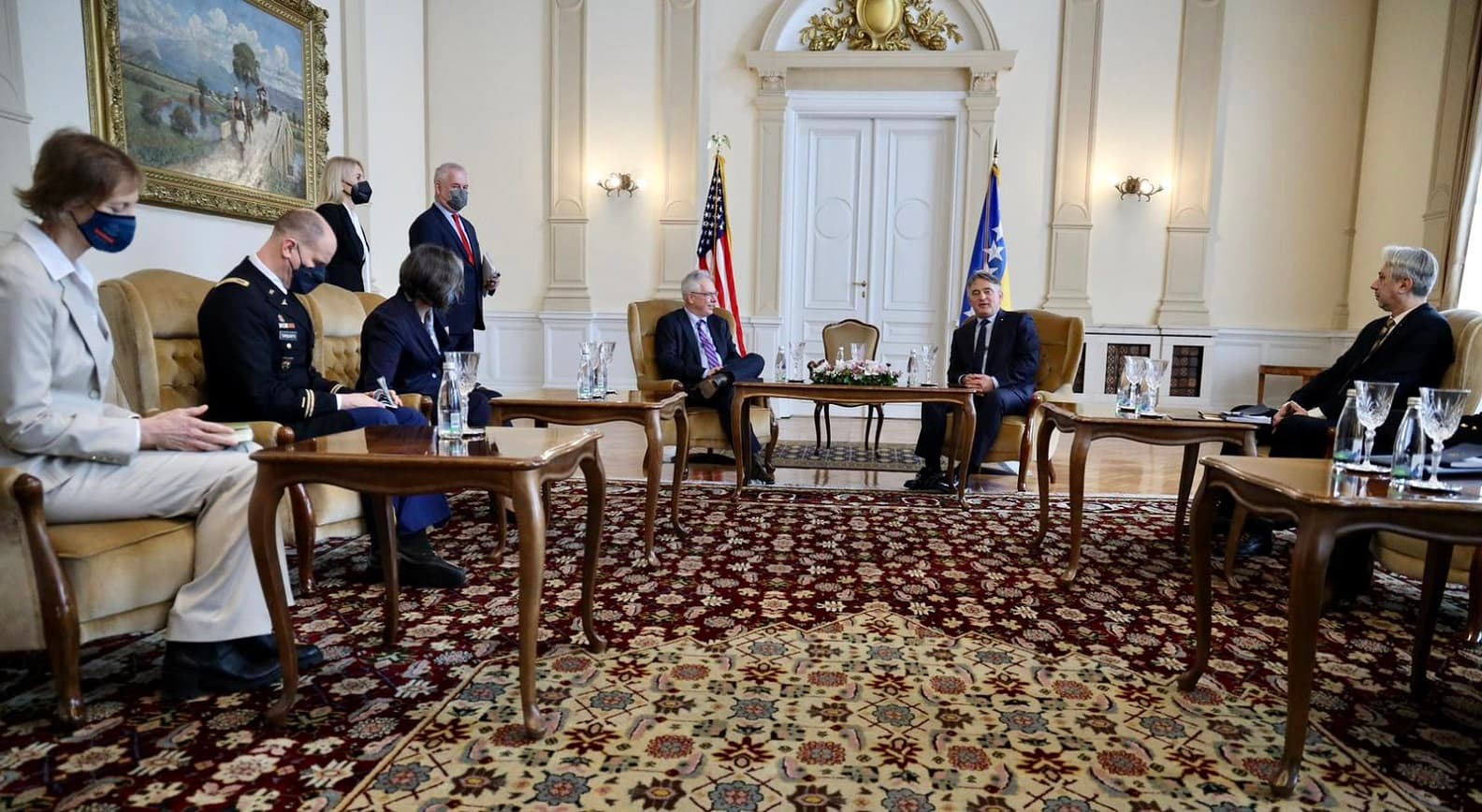 Novi američki ambasador u BiH Michael Murphy predao akreditive Željku Komšiću