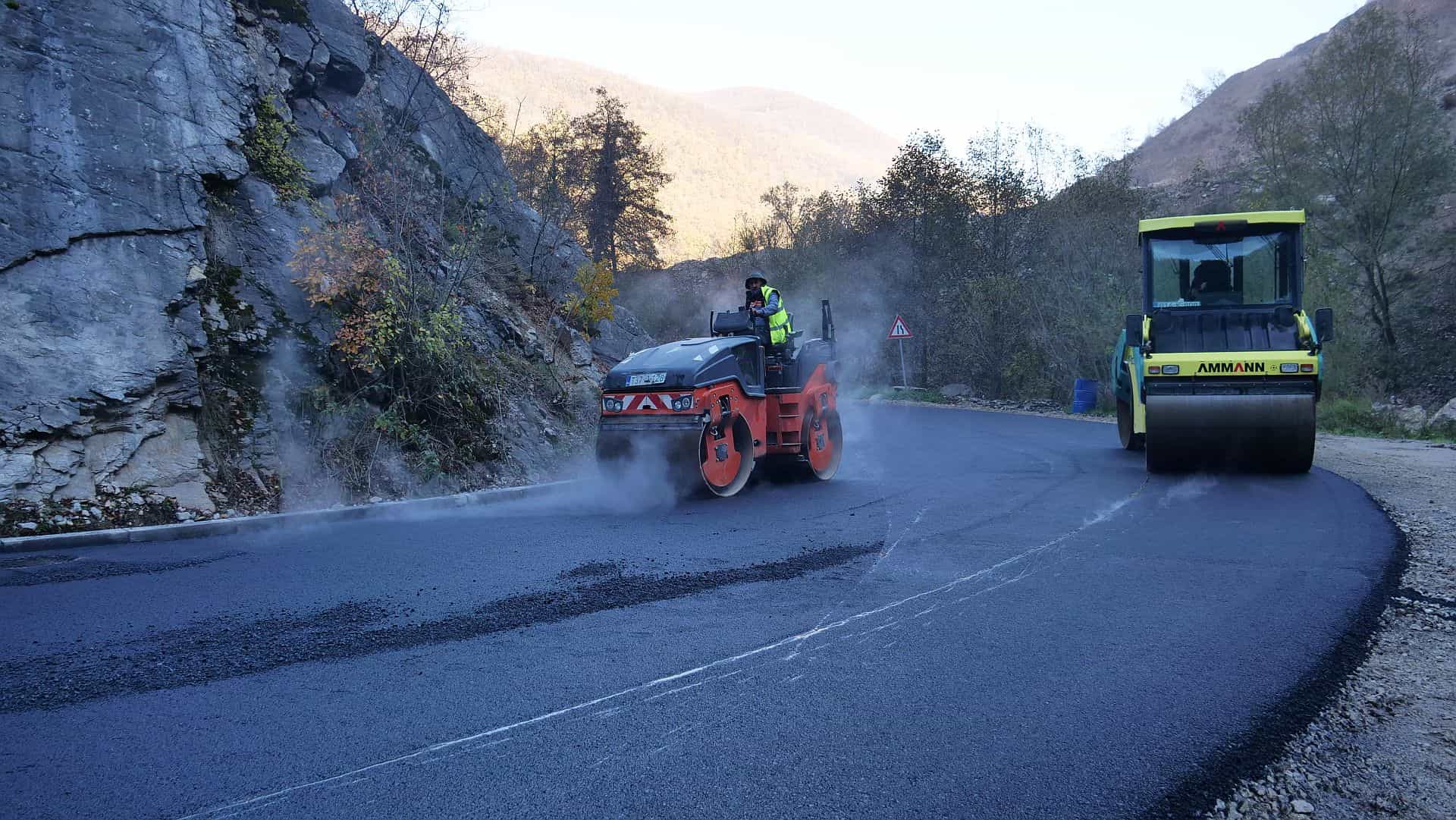 VIDEO: Završni radovi na dionici regionalne ceste Zenica – Babino